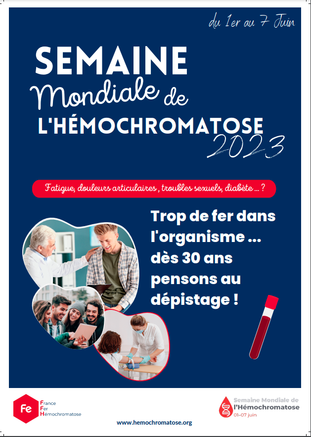 Affiche hémochromatose à imprimer