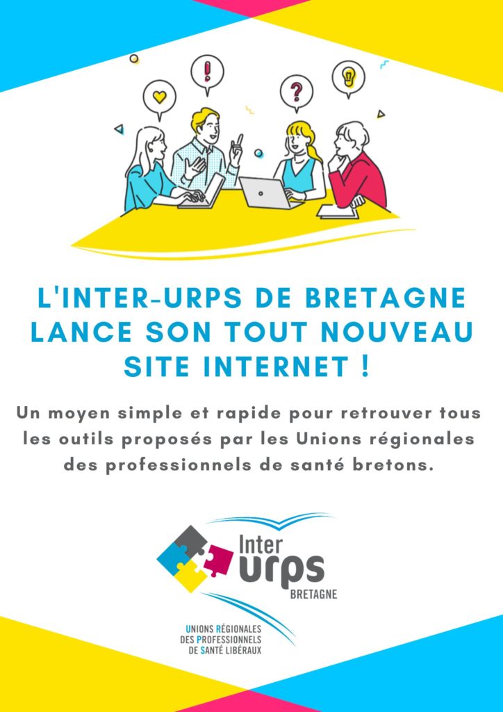 Lancement du site internet inter-URPS - Affiche de promotion